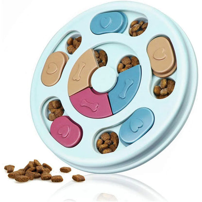 Interactive Dog Puzzle Toy and Slow Feeder for IQ Training and Mental Enrichment