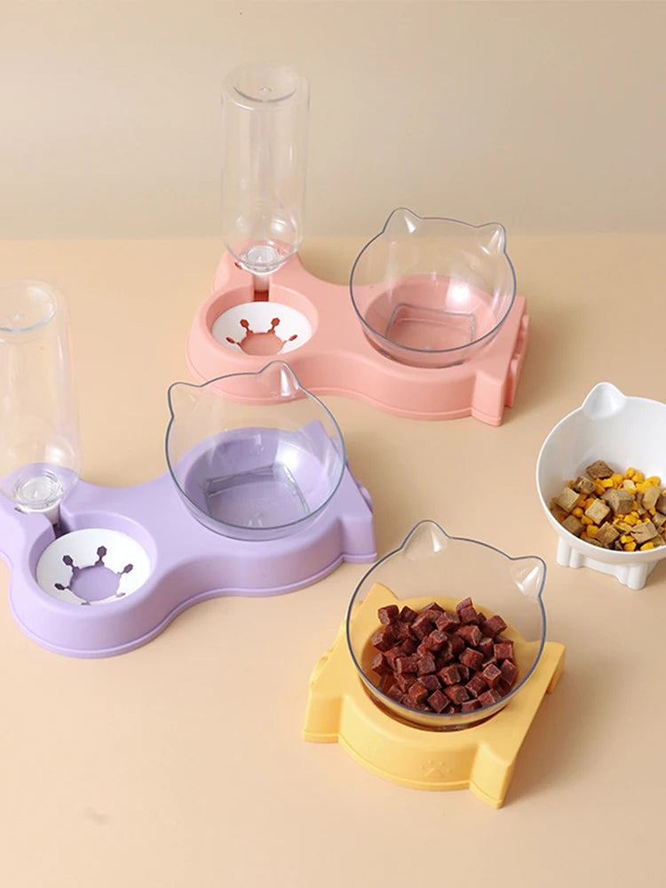 All-in-One Splice Dog Cat Food Bowl