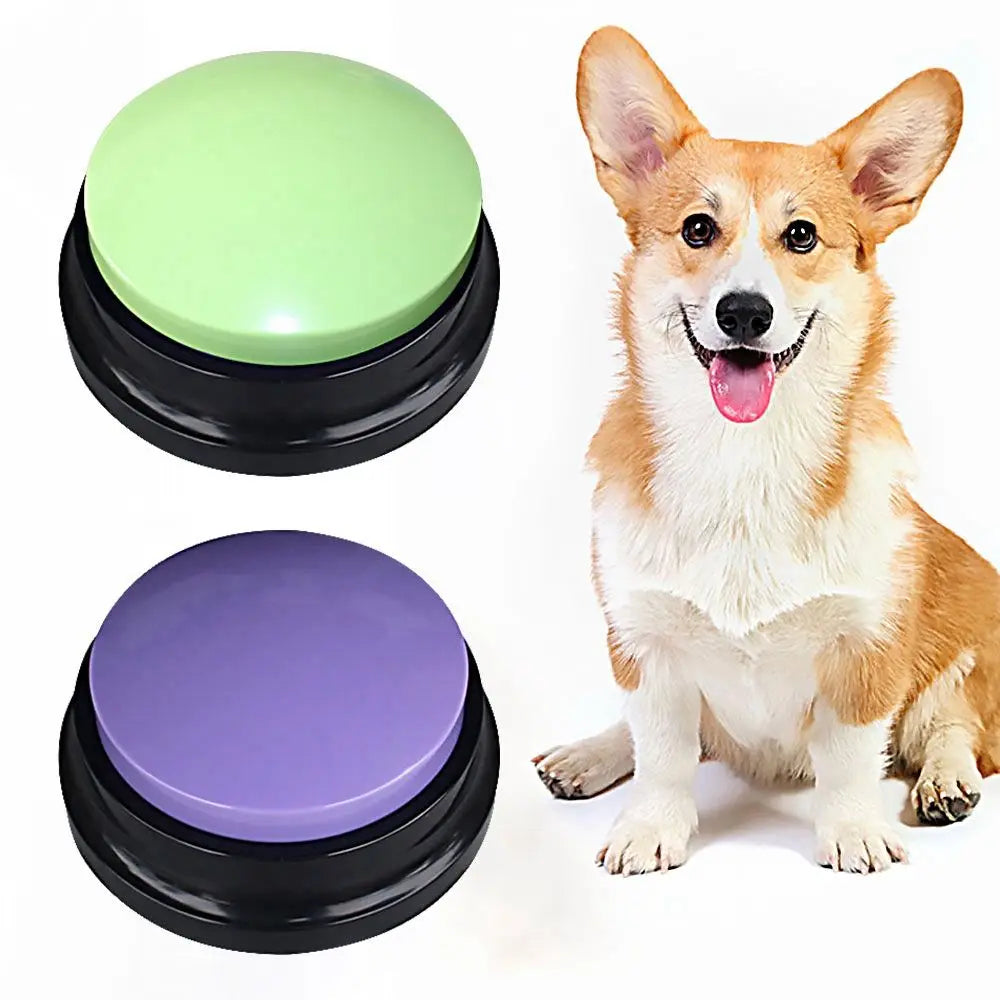 1 PCS Easy Carry Dog Toys Answering Buttons