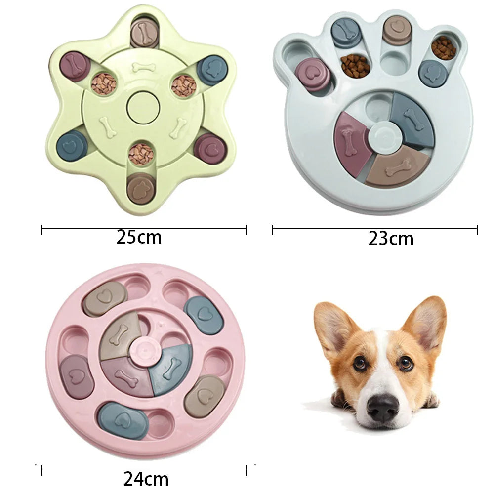 Interactive Dog Puzzle Toy and Slow Feeder for IQ Training and Mental Enrichment